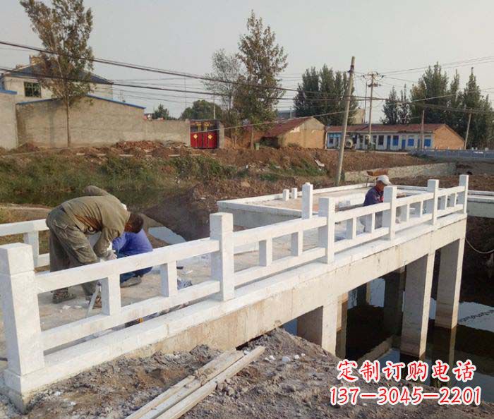 寺庙景观汉白玉栏板石雕