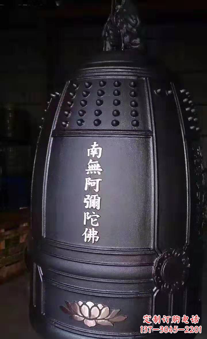 寺庙铜钟雕塑户外景观雕塑