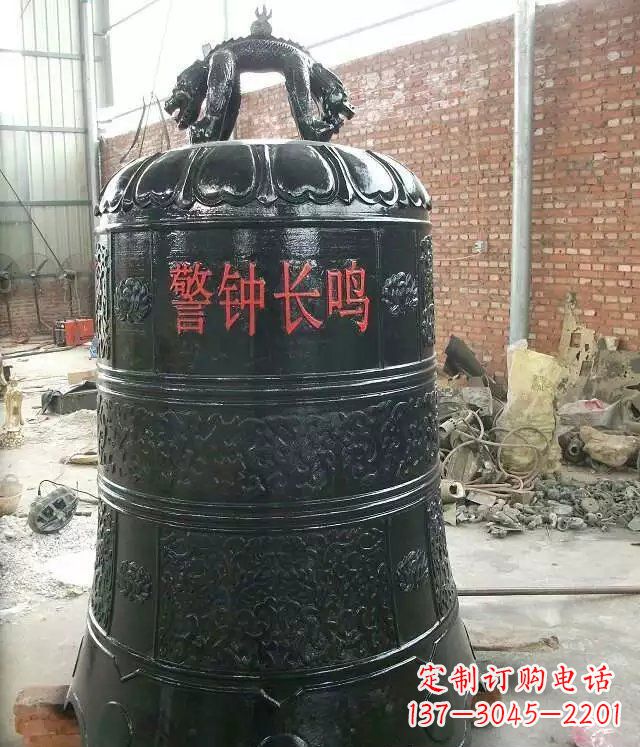 寺庙铸铜钟铜雕 (4)