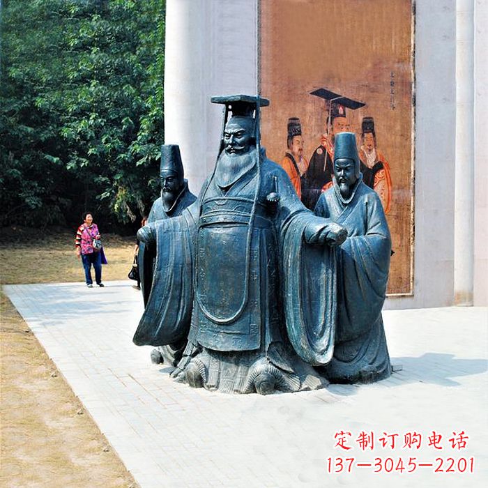 隋文帝杨坚景观雕塑 隋文帝杨坚景观雕塑