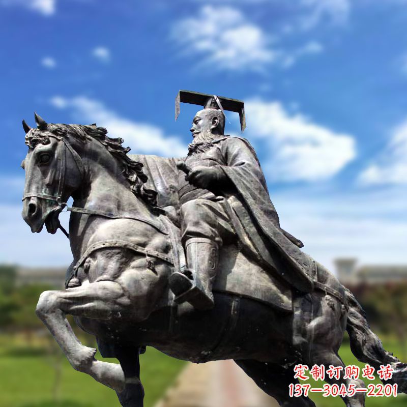 隋文帝雕塑 - 隋文帝/骑马 隋文帝雕塑 - 隋文帝/骑马