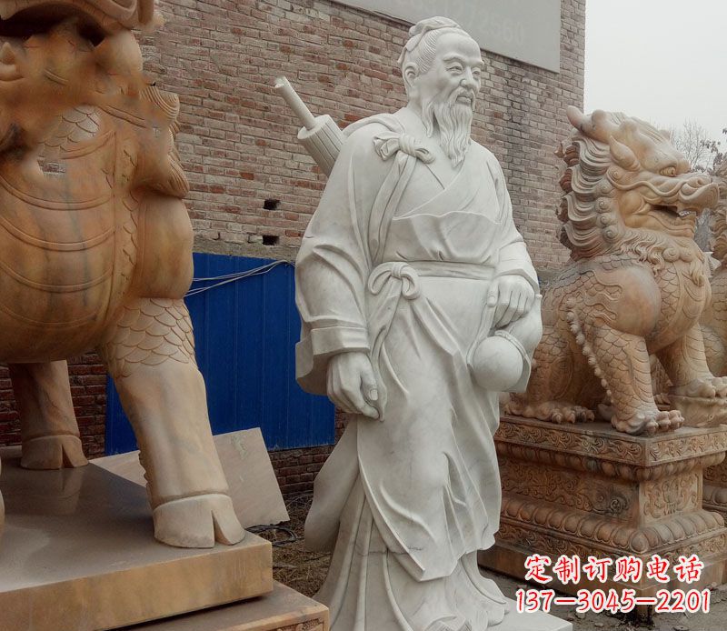 孙思邈雕塑 - 孙思邈/大理石/医学家/石雕