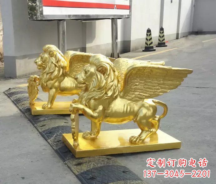 圣马可雕塑 - 贴金/圣马可/铜雕 圣马可雕塑 - 贴金/圣马可/铜雕