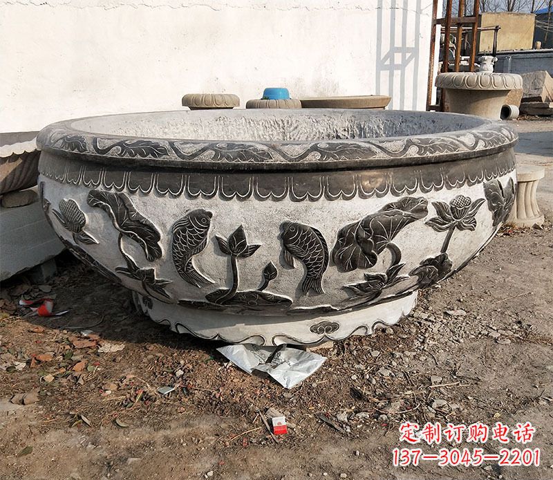 庭院水缸景观石雕