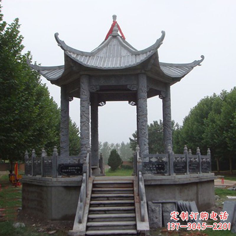 庭院亭子石雕