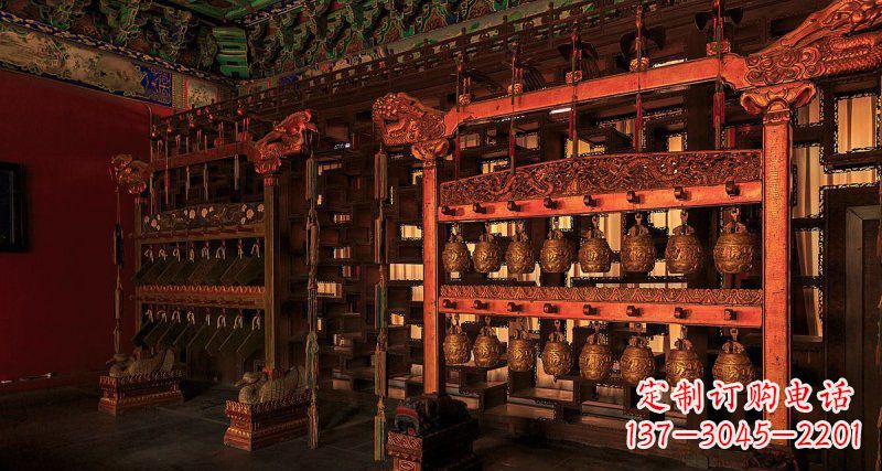 铜编钟古代乐器铜雕