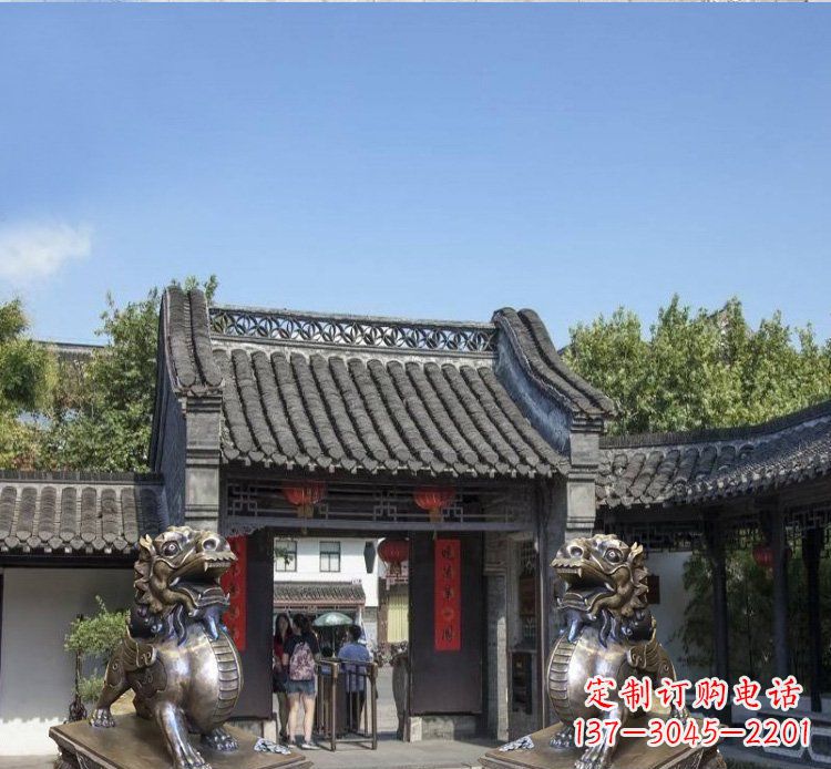 铜雕北京狮子庭院动物雕塑