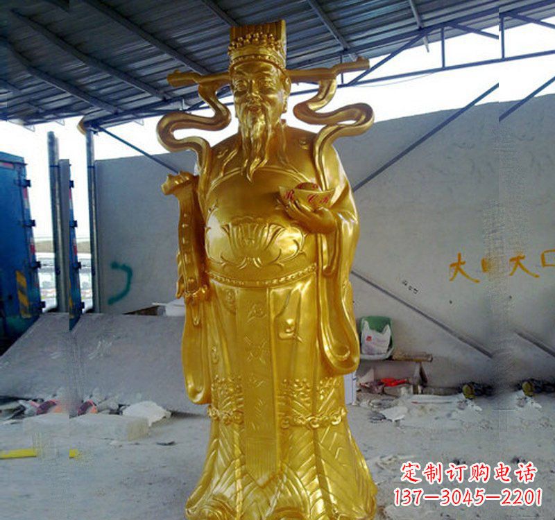 铜雕财神雕像 铜雕财神雕像