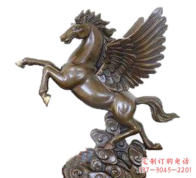 铜雕飞黄腾达飞马