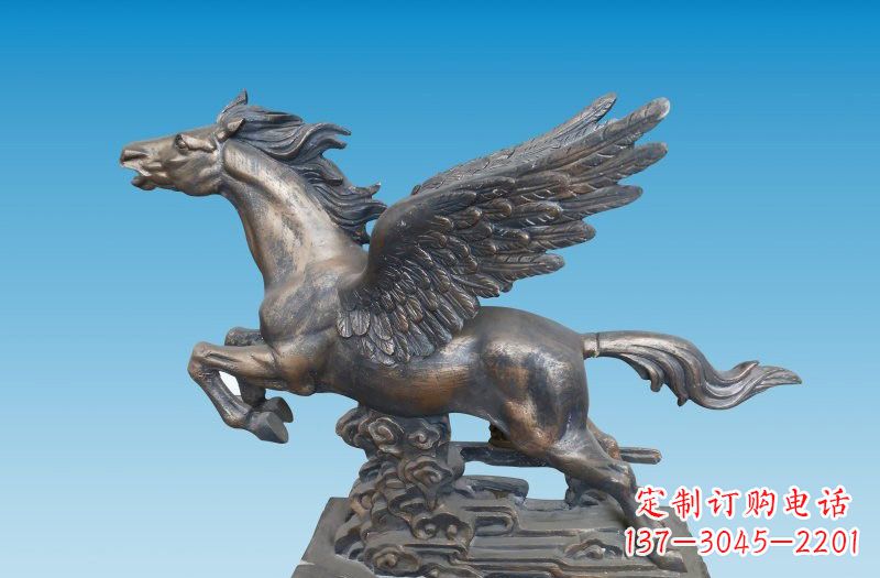 铜雕飞马222