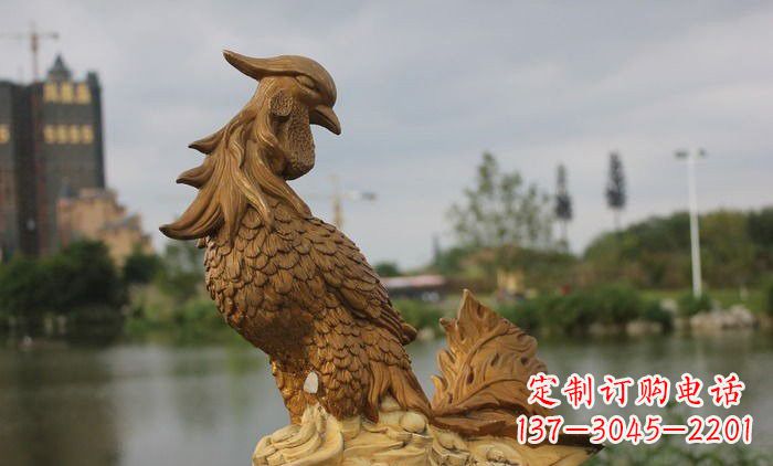 铜雕凤凰古代神兽雕塑