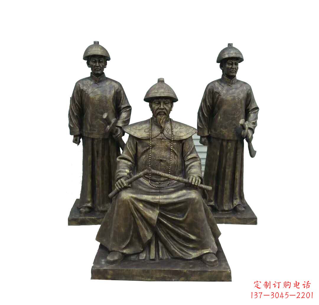铜雕古代名人林则徐