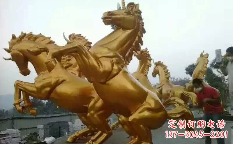 铜雕广场飞马雕塑