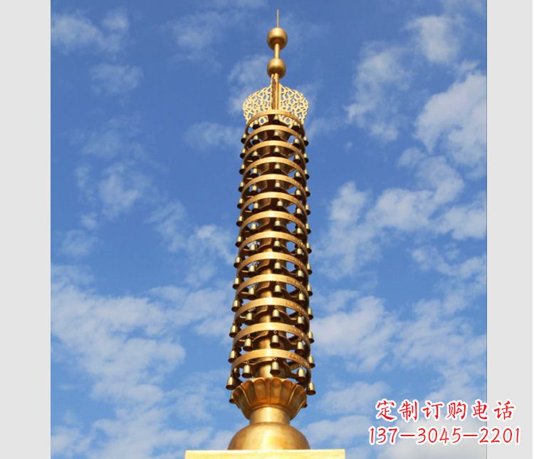 铜雕广场景观塔 铜雕广场景观塔