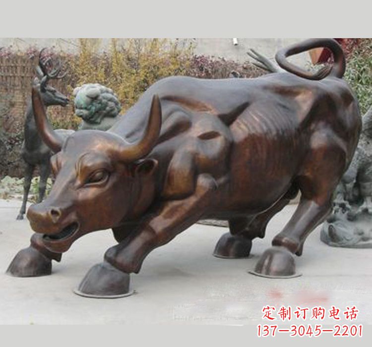 铜雕华尔街牛