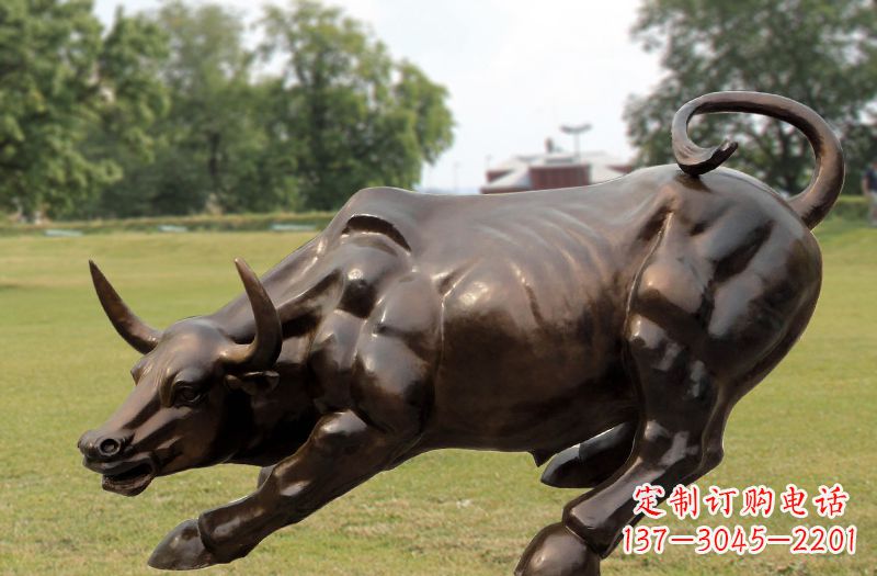铜雕华尔街牛222