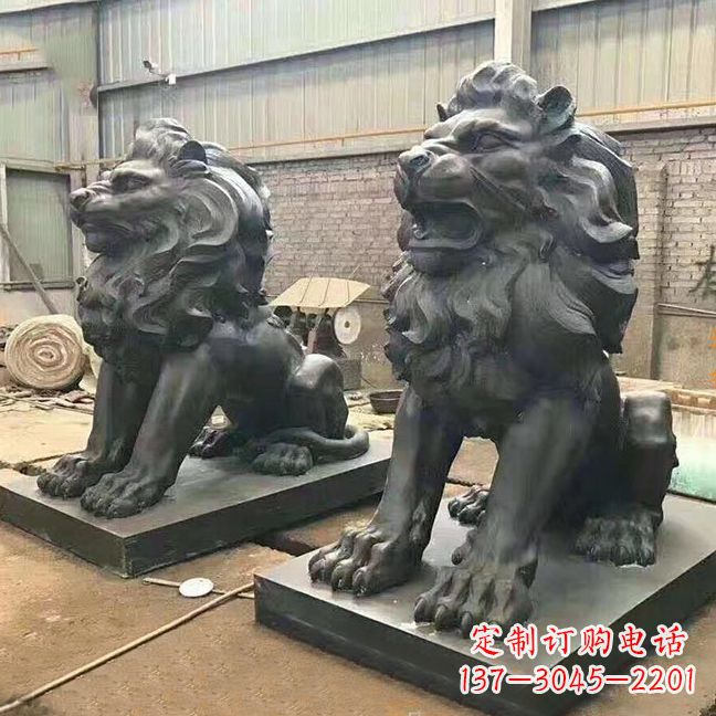 铜雕汇丰狮子
