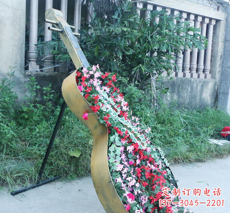 铜雕景观提琴