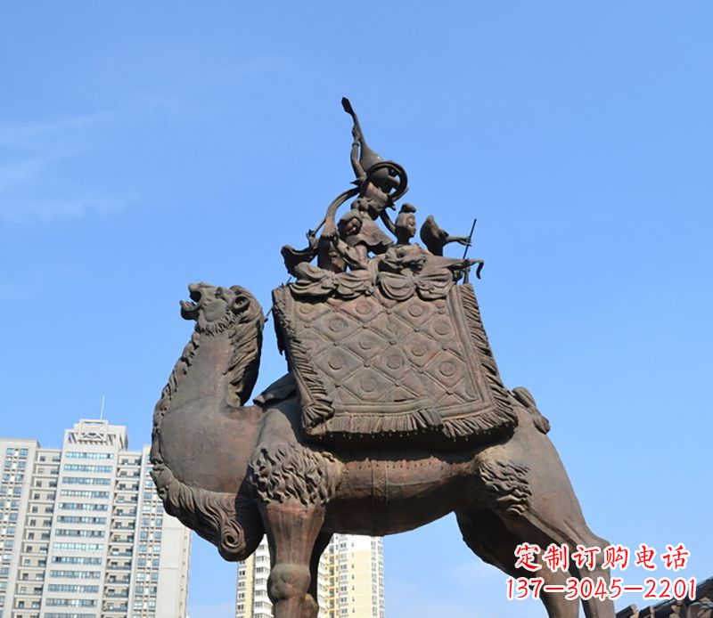 铜雕骆驼
