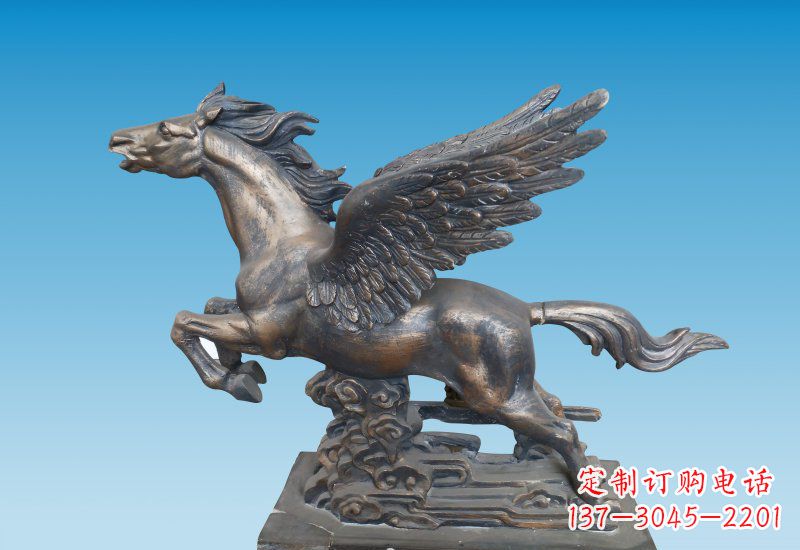 铜雕企业飞马