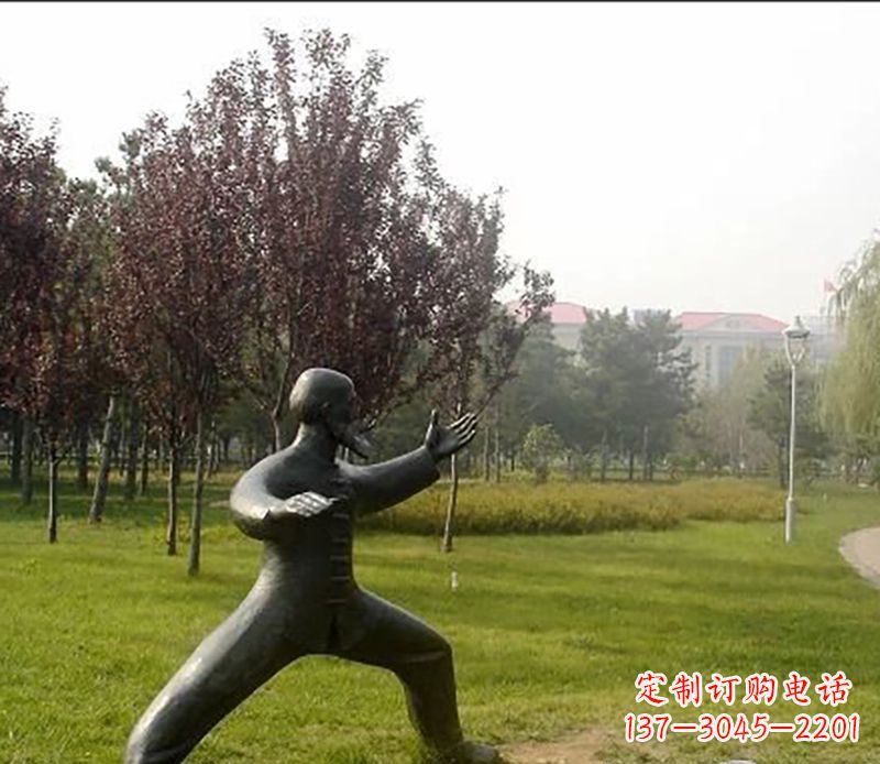 铜雕人物公园景观雕塑