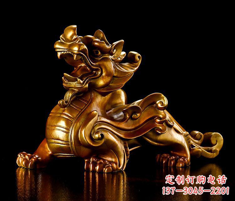 铜雕瑞兽貔貅