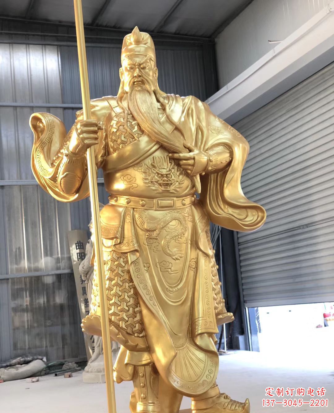 铜雕武财神雕塑