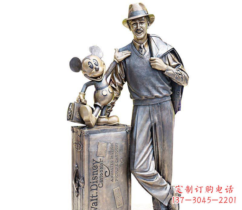 铜雕现代人物雕塑