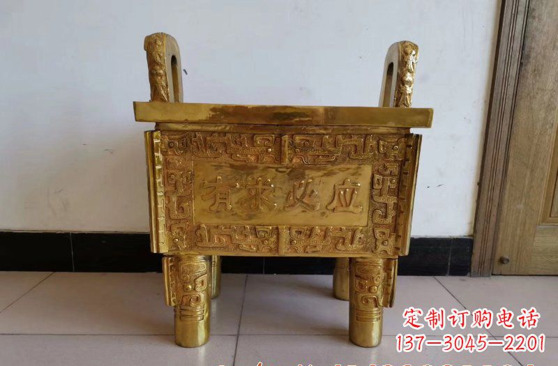 铜雕香炉雕塑