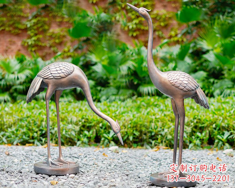 推荐仿真仙鹤动物雕塑