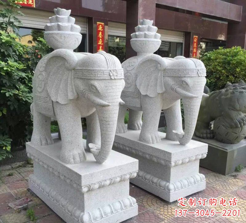 元宝/大象/石雕-驮元宝的大象石雕 元宝/大象/石雕-驮元宝的大象石雕