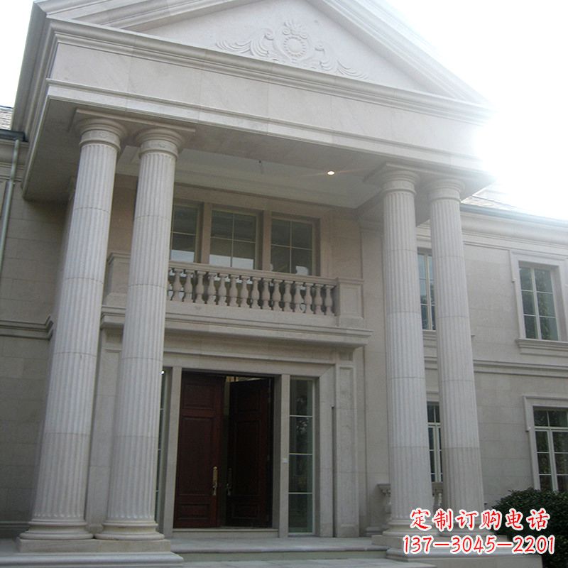 外墙罗马柱石雕