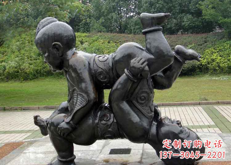 顽皮的小孩