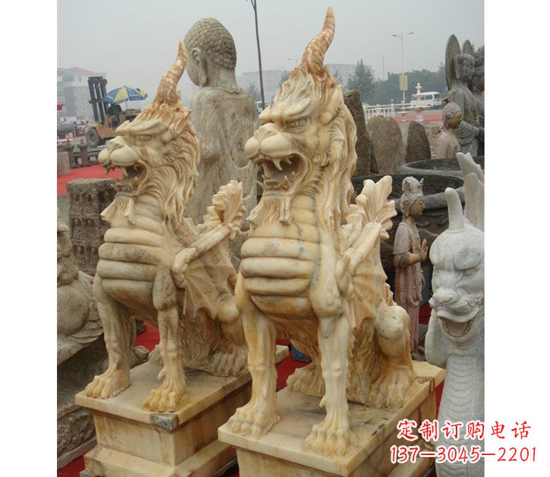 独角兽雕塑 - 晚霞/独角兽 独角兽雕塑 - 晚霞/独角兽