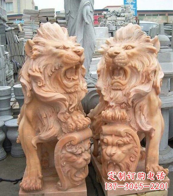 盾牌雕塑 - 晚霞/盾牌/欧式/狮子 盾牌雕塑 - 晚霞/盾牌/欧式/狮子
