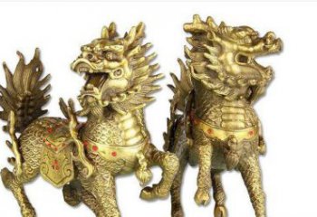 麒麟招财神兽铜雕