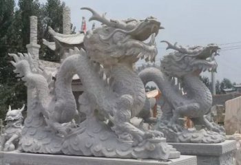 青石龙雕塑