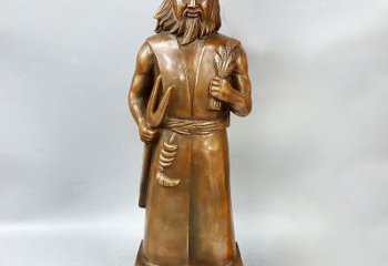 神农大帝铜雕塑像