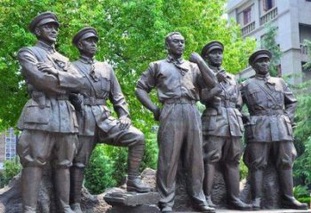 十大元帅名人人物铜雕