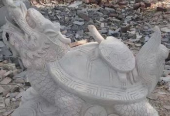 石雕招财神兽龙龟