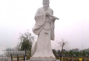 石雕祖冲之雕像-汉白玉城市公园广场历史名人雕塑