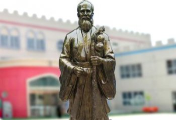 孙思邈仿铜玻璃钢雕塑-医院著名医学人物雕像