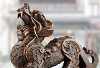 铜雕仿古辟邪貔貅