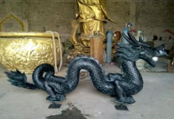 铜雕双龙戏珠222