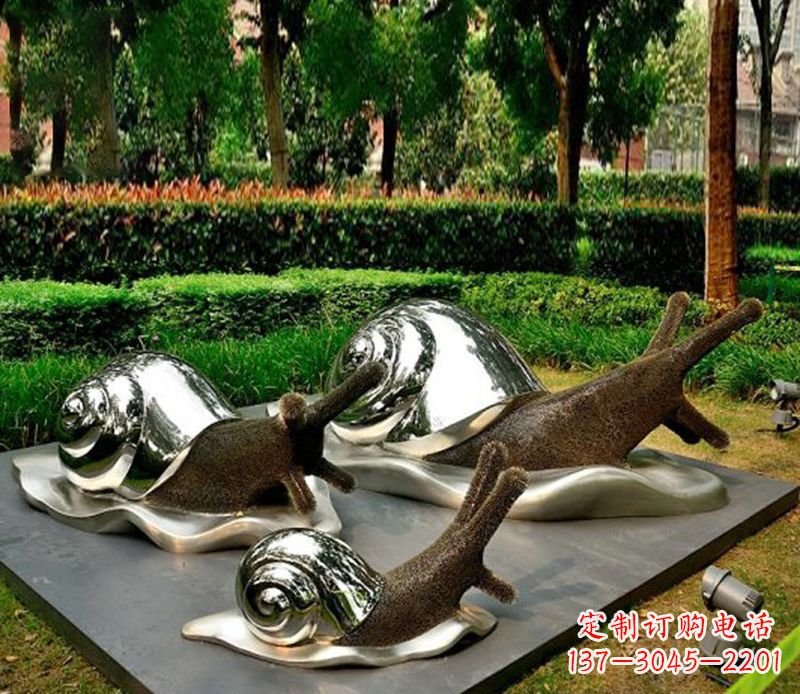 蜗牛雕塑不锈钢