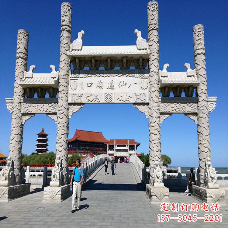 三门雕塑 - 三门/牌坊 三门雕塑 - 三门/牌坊