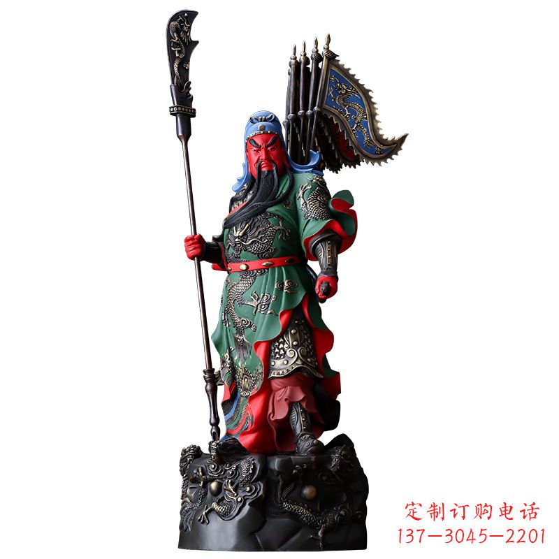 武财神关二爷雕塑