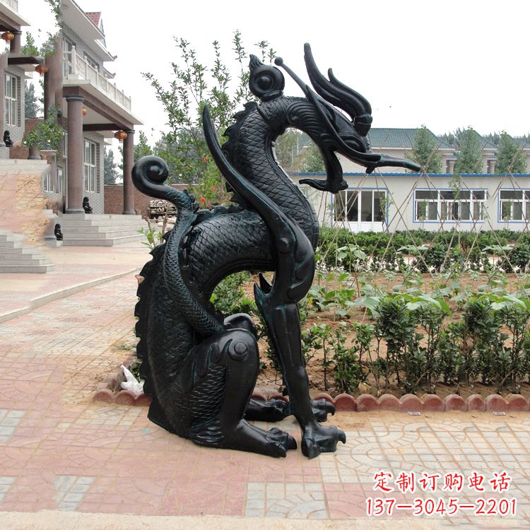 西方龙动物神兽雕塑