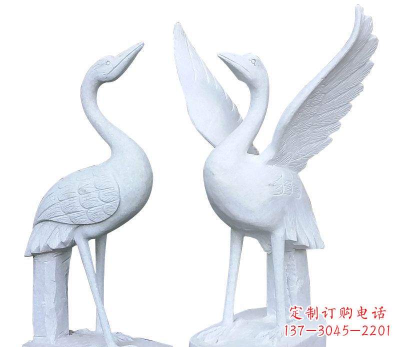 仙鹤公园动物石雕