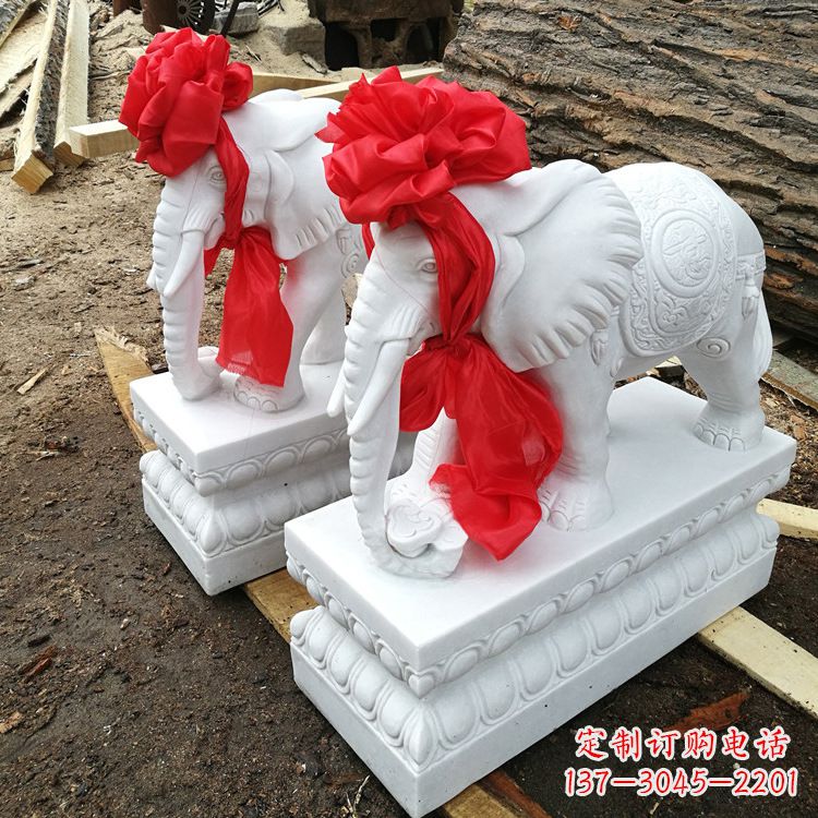 现代石雕大象